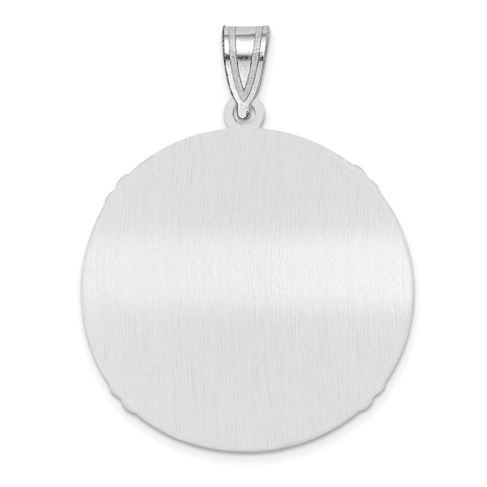 Alternate view of the Sterling Silver Orlando Cepeda Signature MD Enamel Baseball Pendant by The Black Bow Jewelry Co.