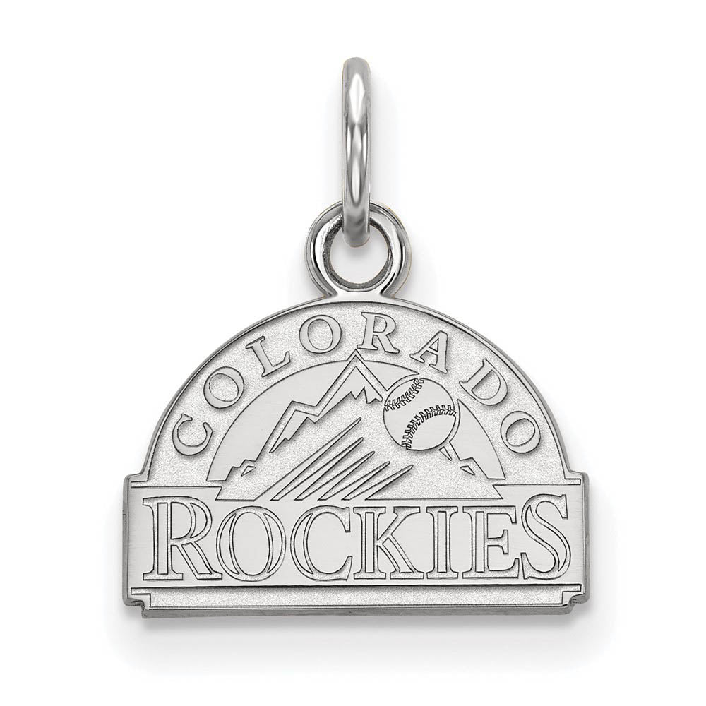 Sterling Silver MLB Colorado Rockies XS Charm, Item P31871 by The Black Bow Jewelry Co.