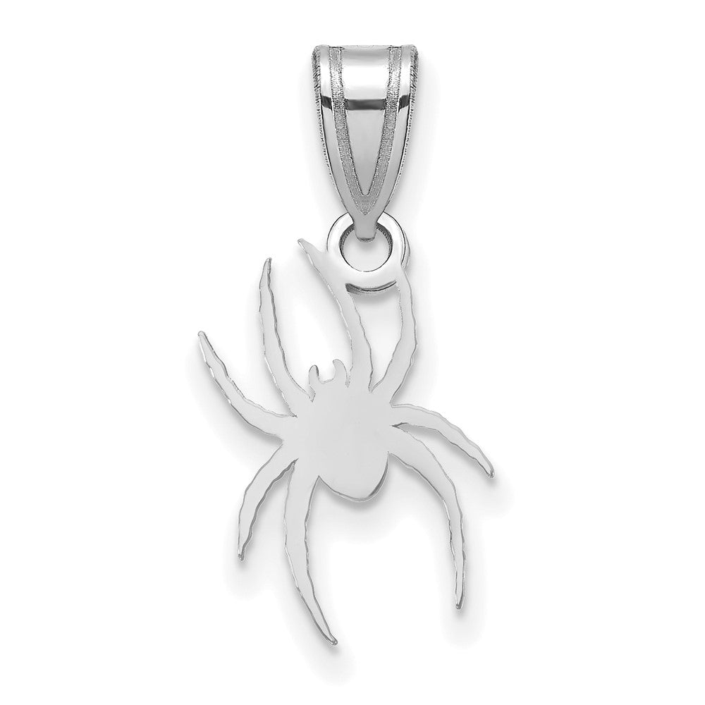Sterling Silver University of Richmond Medium Spider Pendant, Item P33606 by The Black Bow Jewelry Co.