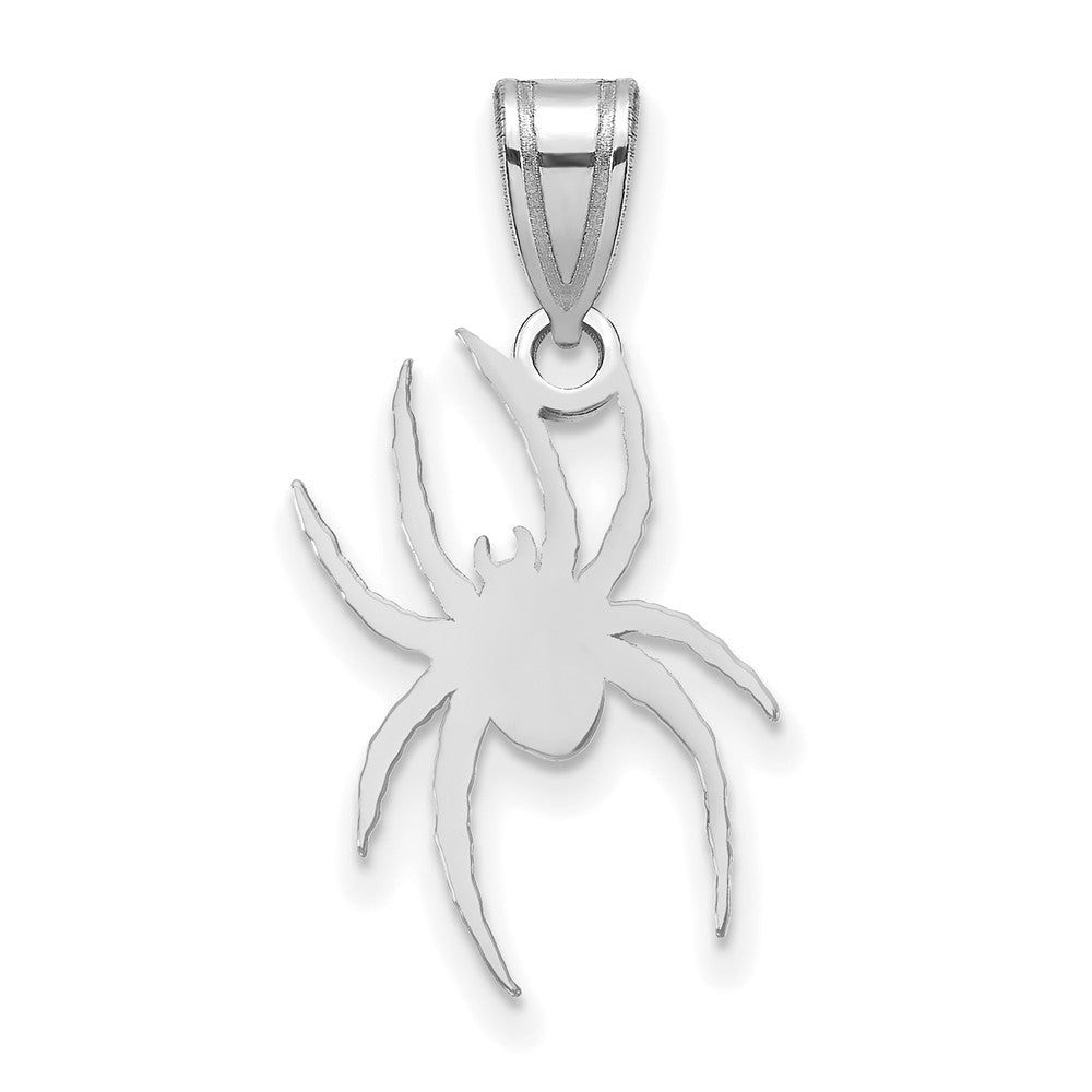 Sterling Silver University of Richmond Large Spider Pendant, Item P33612 by The Black Bow Jewelry Co.