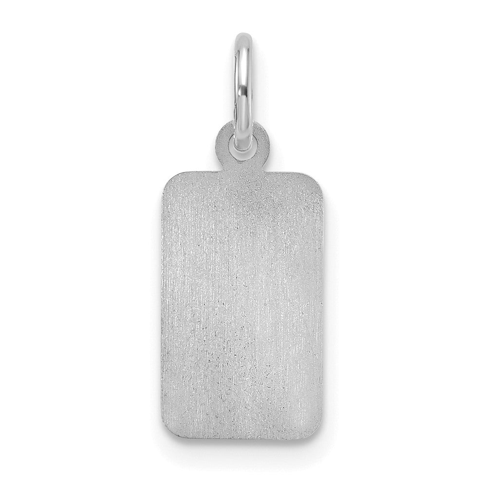 Alternate view of the Sterling Silver U. of Alabama XS (Tiny) Enamel Tag Charm by The Black Bow Jewelry Co.