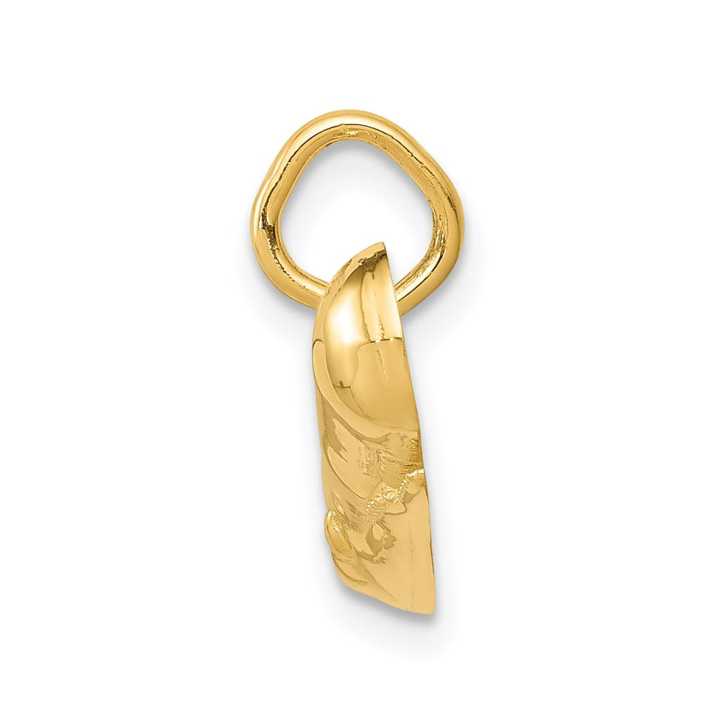 Alternate view of the 14k Yellow Gold Sperm Whale Charm by The Black Bow Jewelry Co.