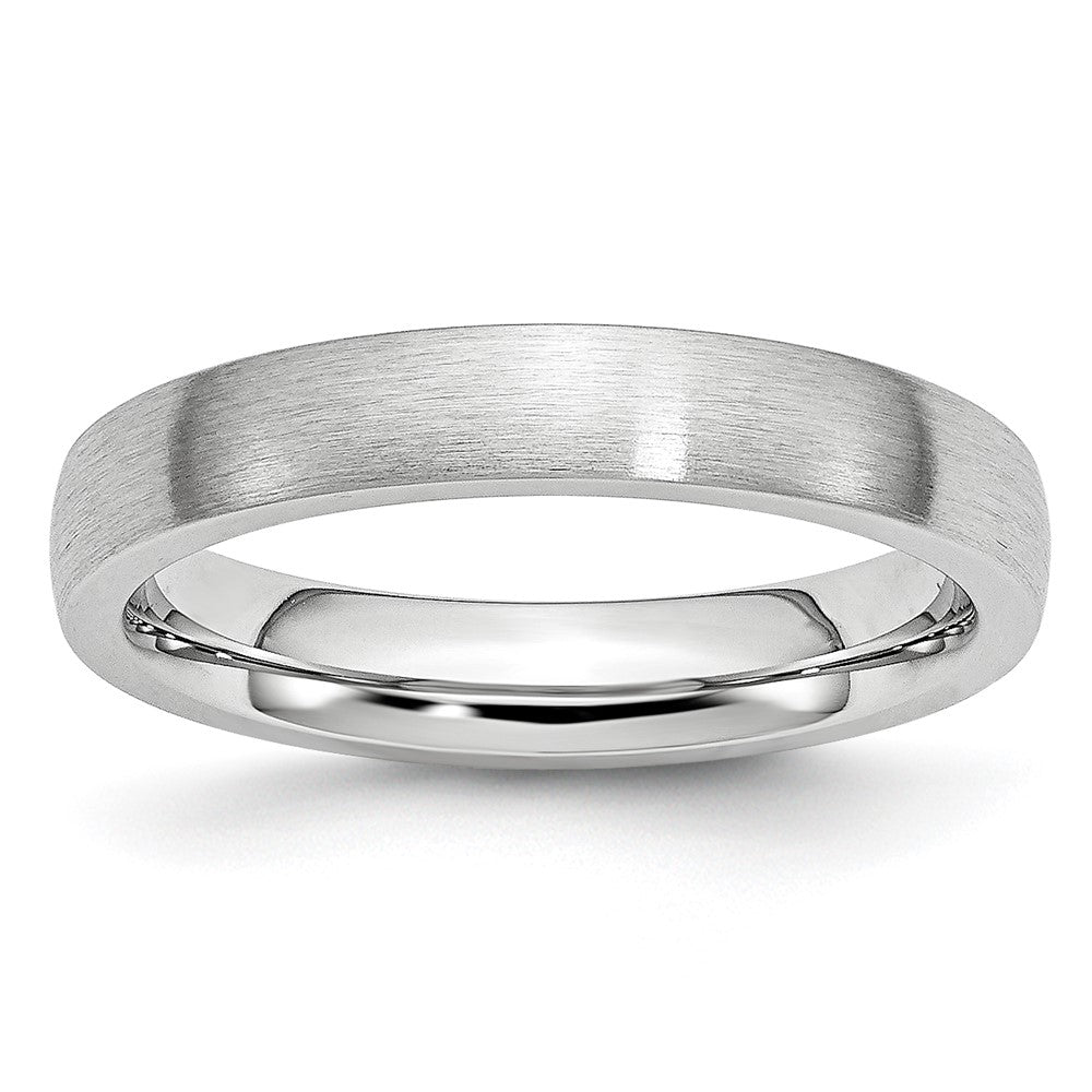 4mm Cobalt Satin Domed Standard Fit Band, Item R11808 by The Black Bow Jewelry Co.