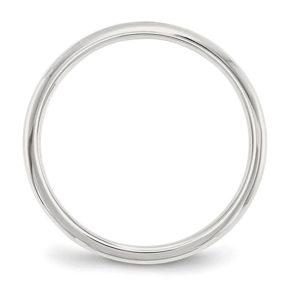 Alternate view of the 2mm Sterling Silver Polished Domed Comfort Fit Band by The Black Bow Jewelry Co.