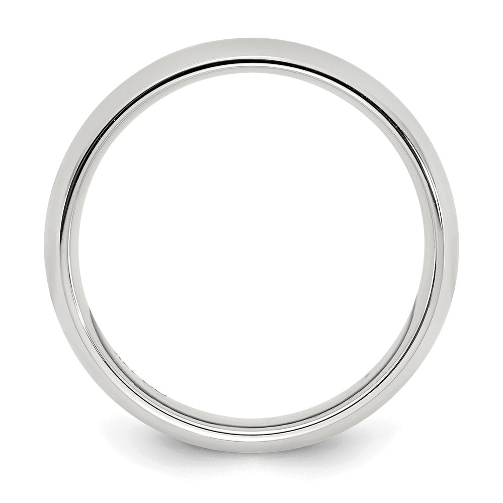 Alternate view of the 3mm Sterling Silver Polished Domed Comfort Fit Band by The Black Bow Jewelry Co.