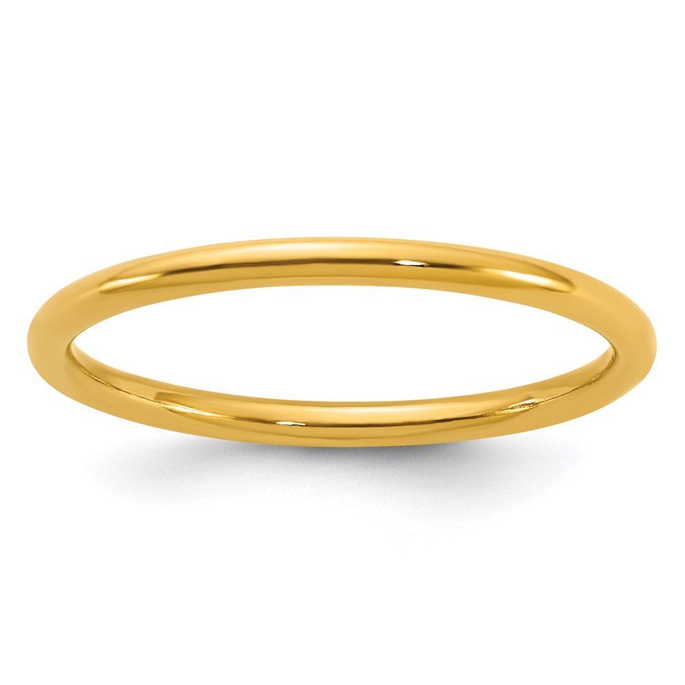 1/20 14K Gold Filled 1.5mm Polished Half Round Stack Band, Item R12578 by The Black Bow Jewelry Co.