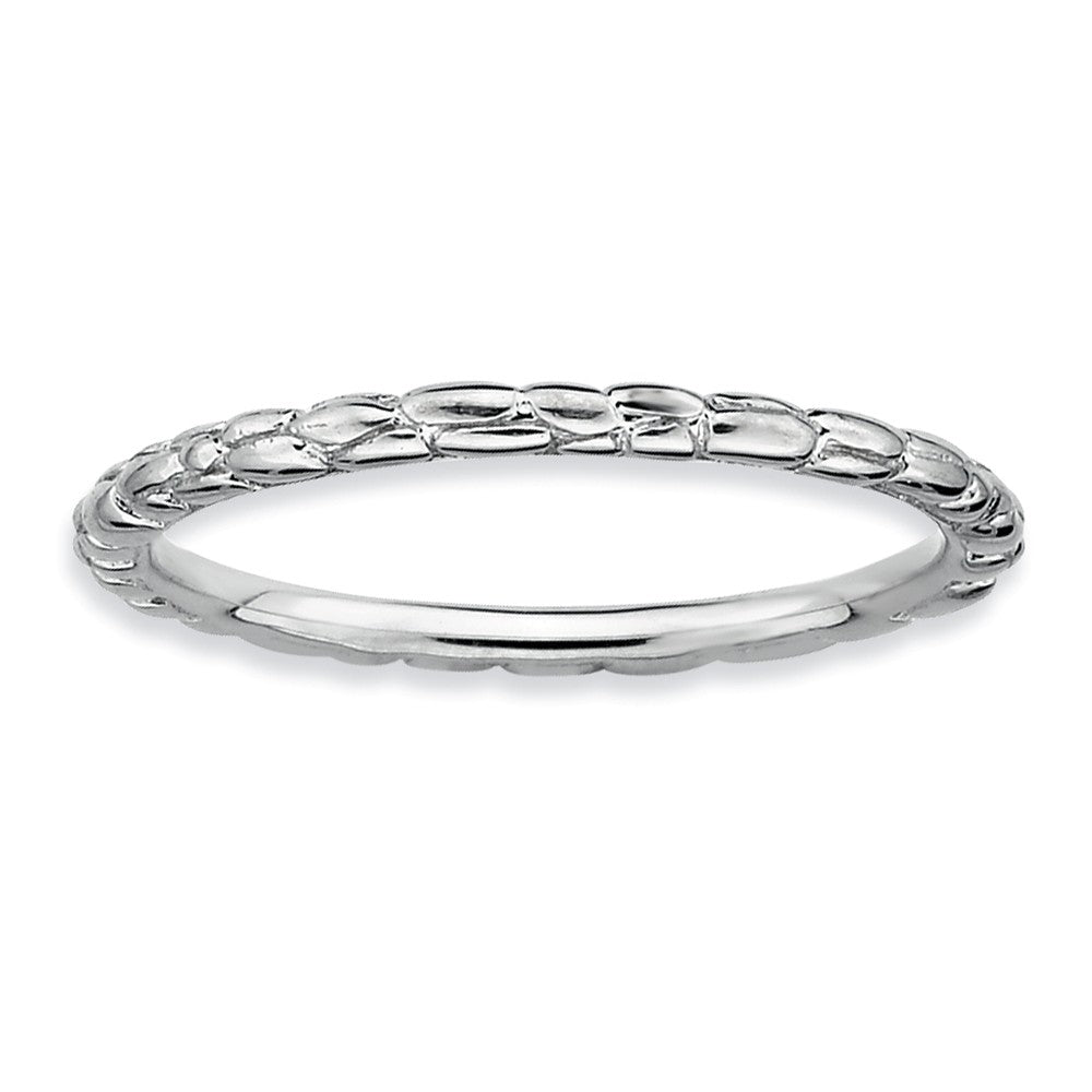 1.5mm Stackable Sterling Silver Band, Item R9527 by The Black Bow Jewelry Co.