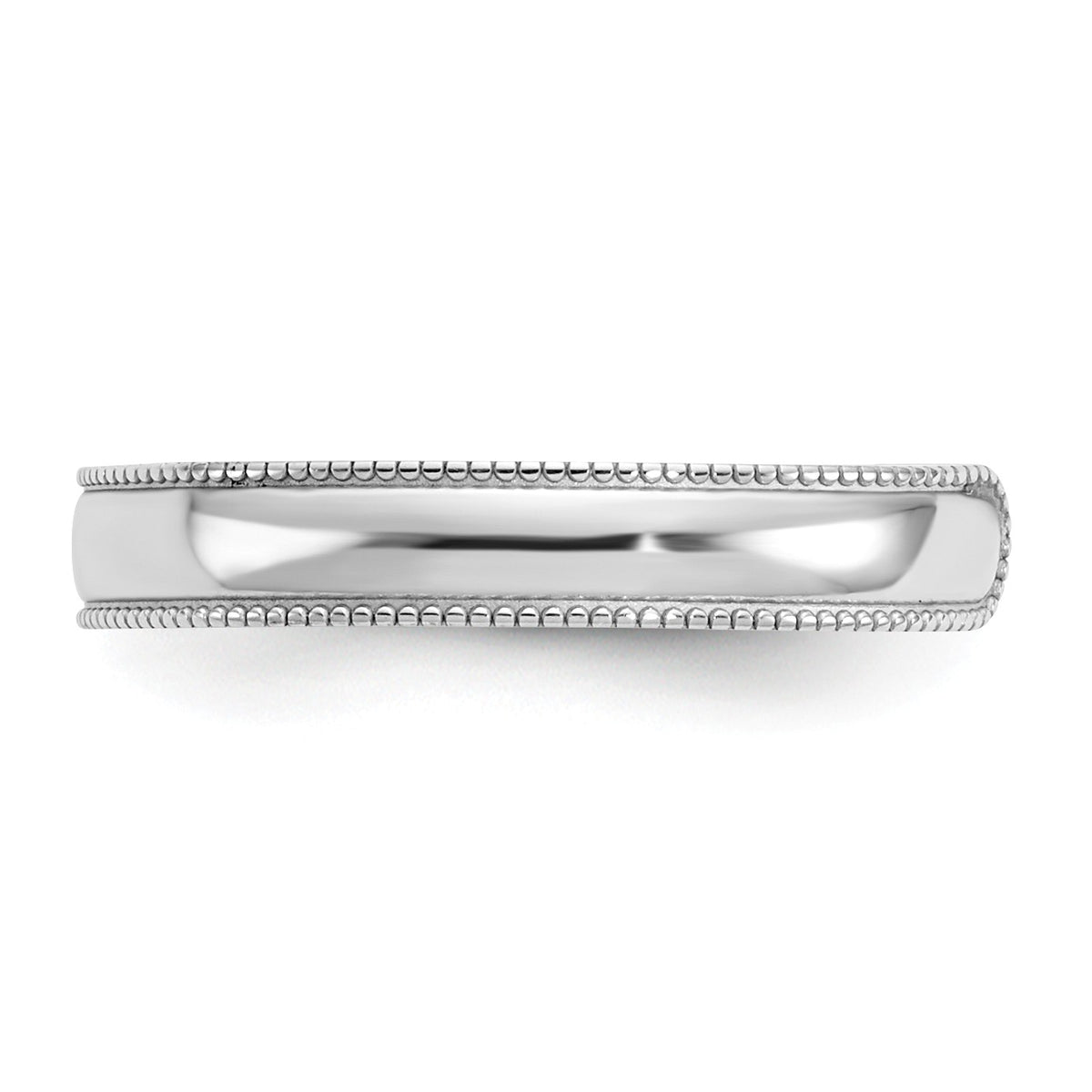Alternate view of the 3mm Polished Toe Ring in 14 Karat White Gold by The Black Bow Jewelry Co.