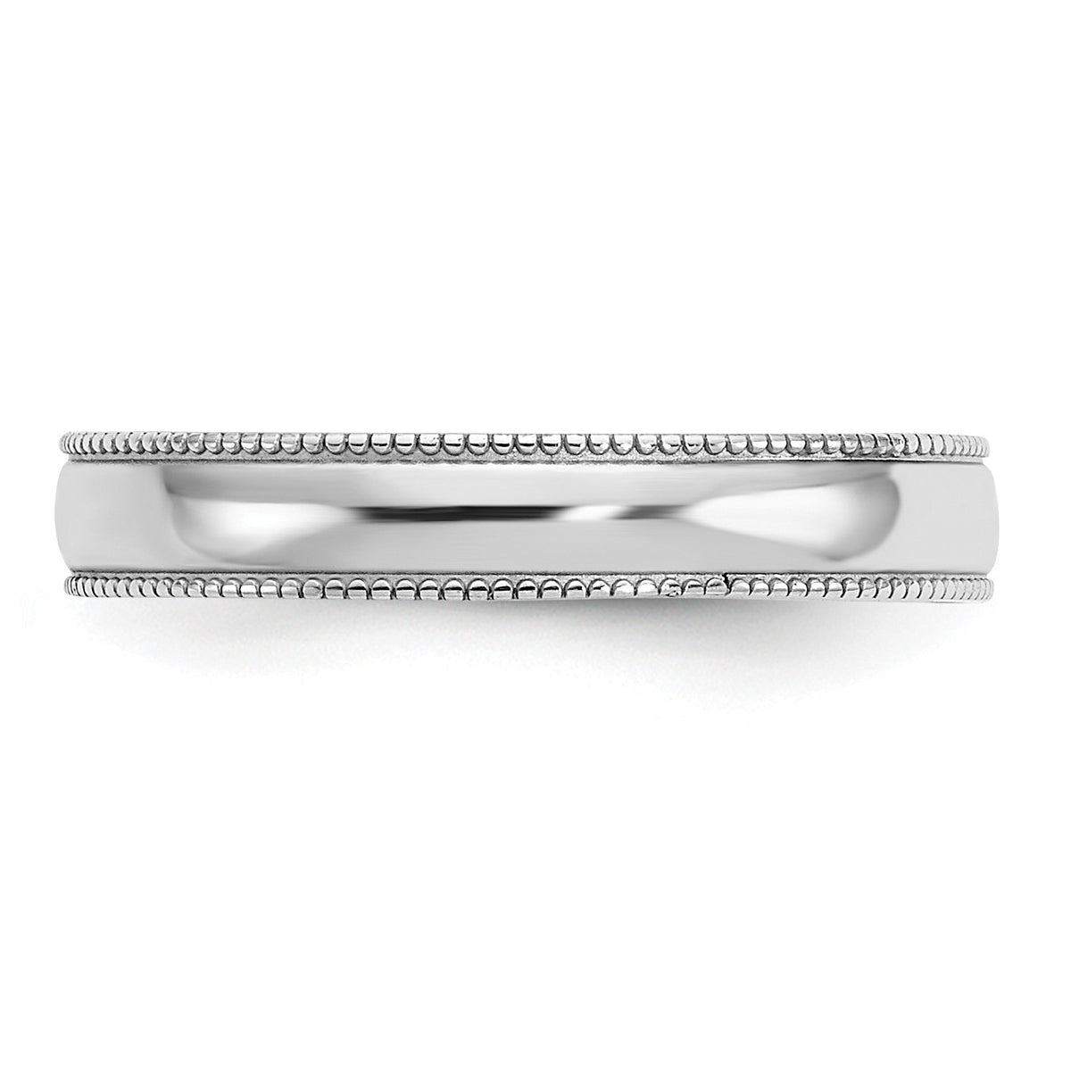Alternate view of the 3mm Polished Toe Ring in 14 Karat White Gold by The Black Bow Jewelry Co.