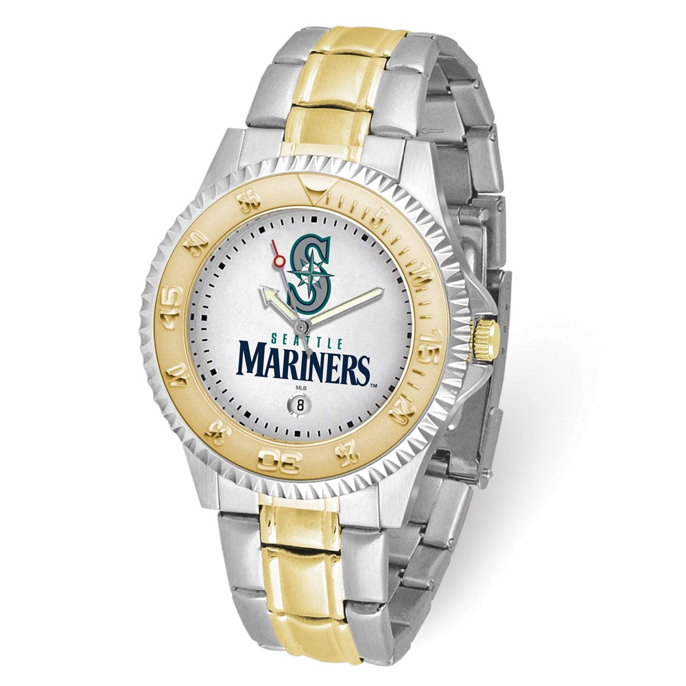 MLB Mens Seattle Mariners Competitor Watch, Item W10063 by The Black Bow Jewelry Co.