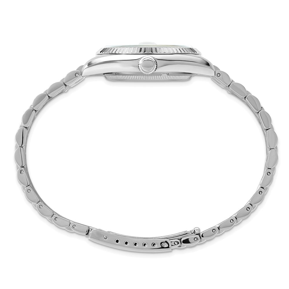 Alternate view of the Charles Hubert Mens Stainless Steel Round Analog Watch by The Black Bow Jewelry Co.