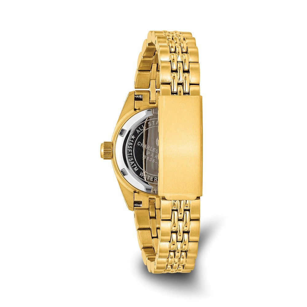 Alternate view of the Ladies Gold-plated, Round Analog Watch by Charles Hubert by The Black Bow Jewelry Co.