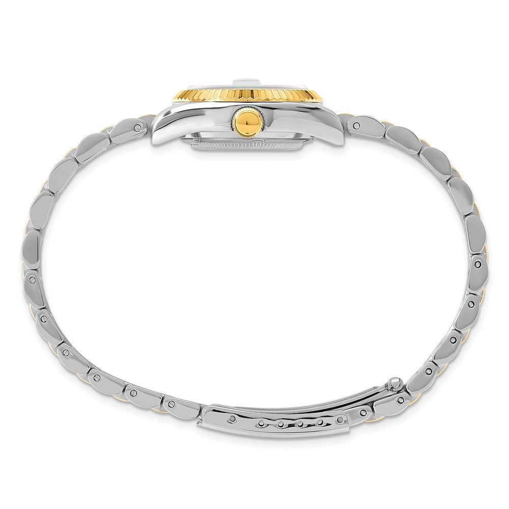 Alternate view of the Ladies Two-Tone, Gold-Tone Dial Round Analog Watch by Charles Hubert by The Black Bow Jewelry Co.