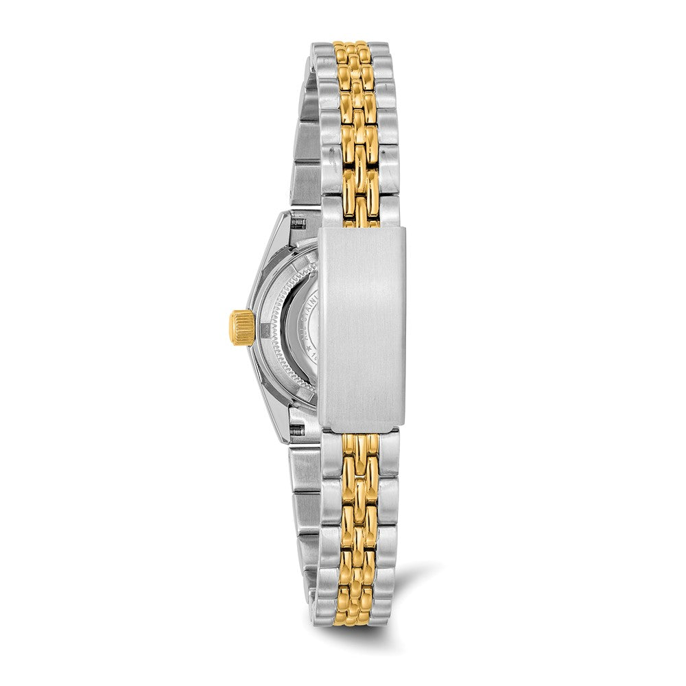 Alternate view of the Ladies Two-Tone, Off White Dial Round Analog Watch by Charles Hubert by The Black Bow Jewelry Co.