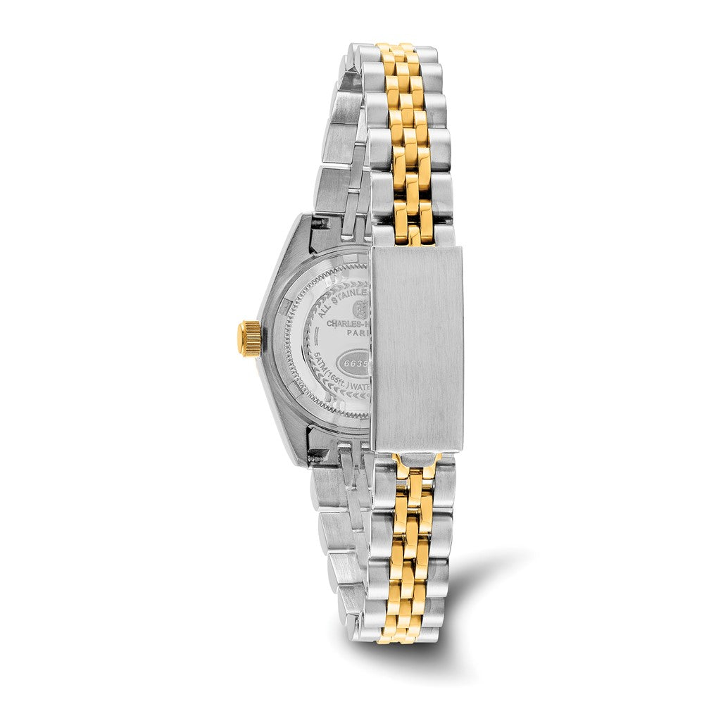 Alternate view of the Ladies Two-Tone, Round Analog Watch by Charles Hubert by The Black Bow Jewelry Co.