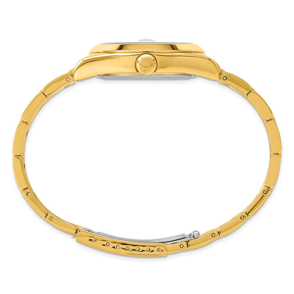 Alternate view of the Charles Hubert Mens Gold-Tone Plated Classic Analog Watch by The Black Bow Jewelry Co.