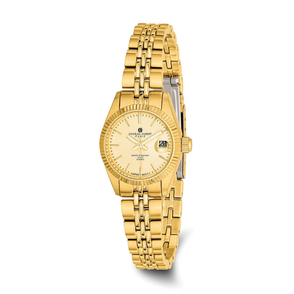 Charles-Hubert ladies watch Charles Hubert Charles Hubert Ladies Crystal Bezel Watch  main image 4
