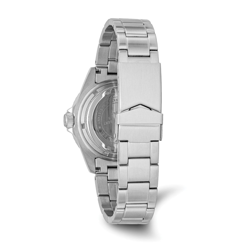 Alternate view of the Charles Hubert Mens Rotating Diver's Bezel Watch by The Black Bow Jewelry Co.