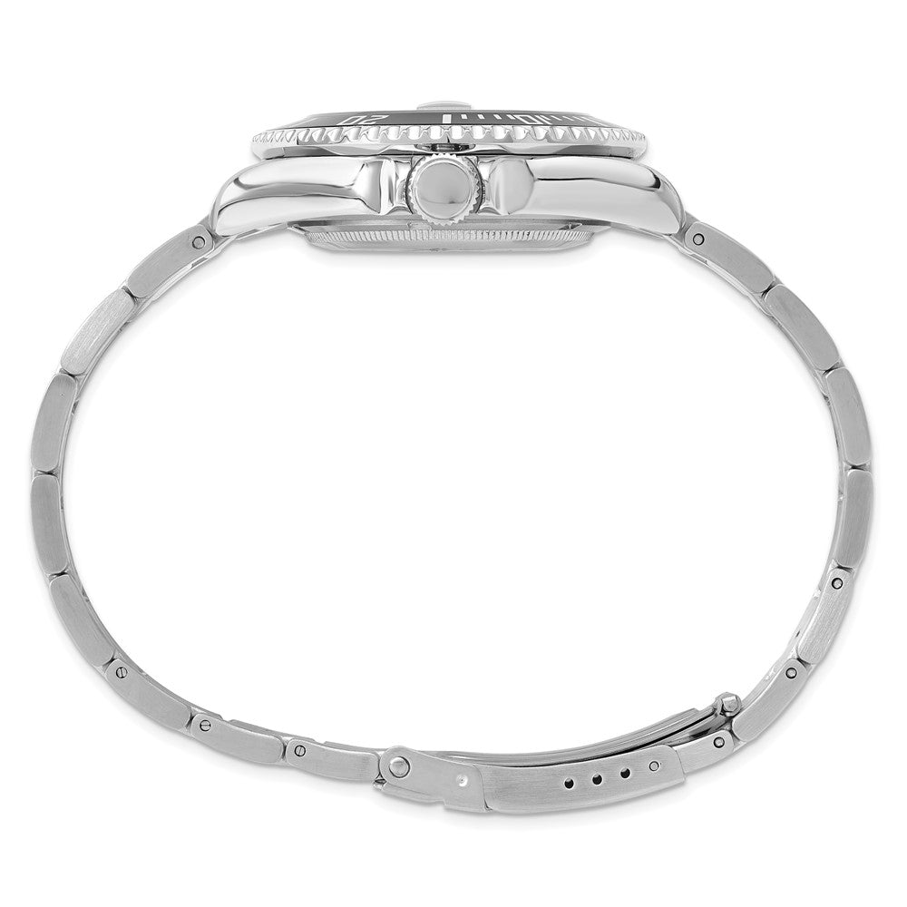 Alternate view of the Charles Hubert Mens Rotating Diver's Bezel Watch by The Black Bow Jewelry Co.