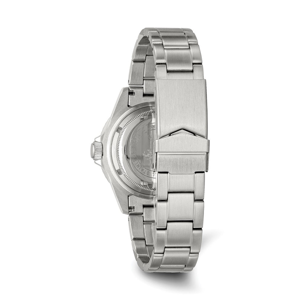 Alternate view of the Charles Hubert Mens Blue Dial Rotating Bezel Watch by The Black Bow Jewelry Co.