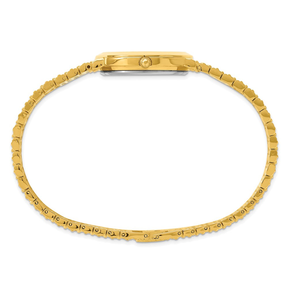 Alternate view of the Charles Hubert Mens Satin Gold-Plated Watch by The Black Bow Jewelry Co.