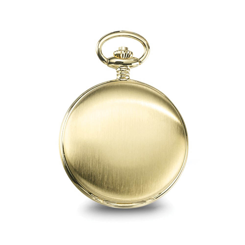 Alternate view of the Charles Hubert Satin Gold Finish White Dial Pocket Watch by The Black Bow Jewelry Co.