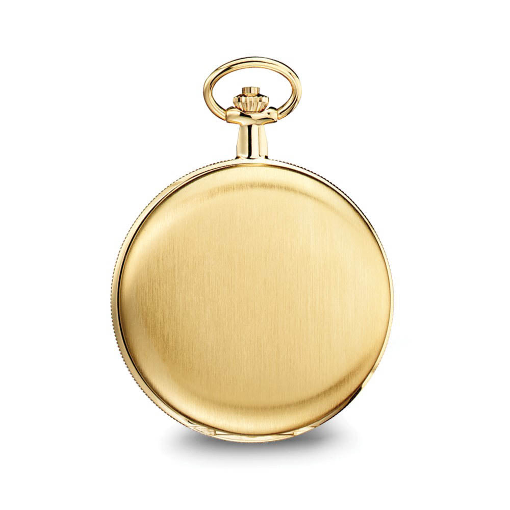 Alternate view of the Charles Hubert Satin Gold Finish Brass Pocket Watch by The Black Bow Jewelry Co.