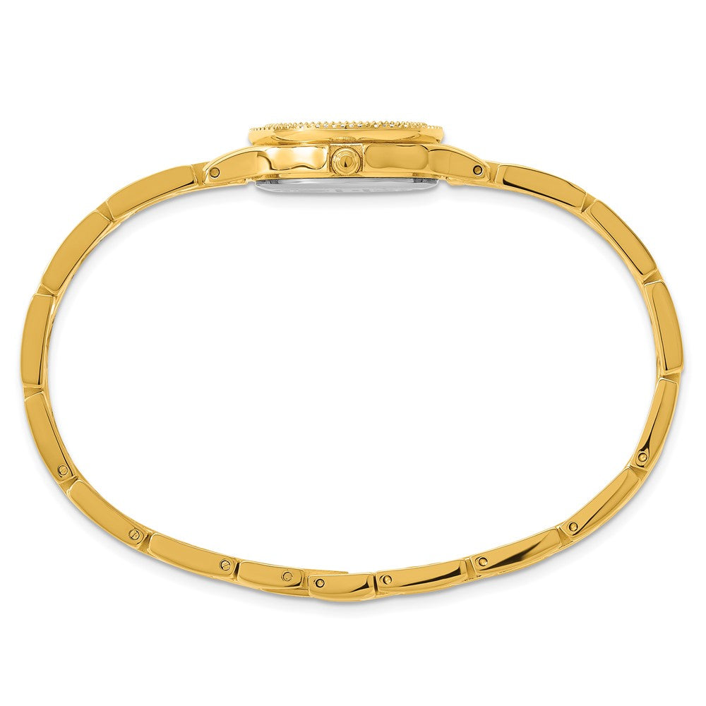 Alternate view of the Charles Hubert Ladies Gold-Tone MOP Dial with 4 Crystal Bezels Watch by The Black Bow Jewelry Co.