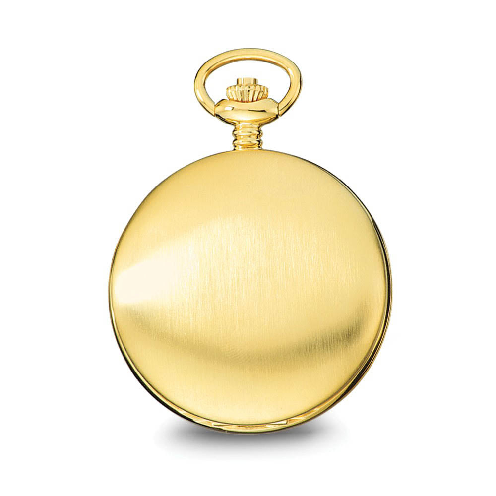 Alternate view of the Charles Hubert Gold-Tone Stainless Steel White Dial Pocket Watch 54mm by The Black Bow Jewelry Co.