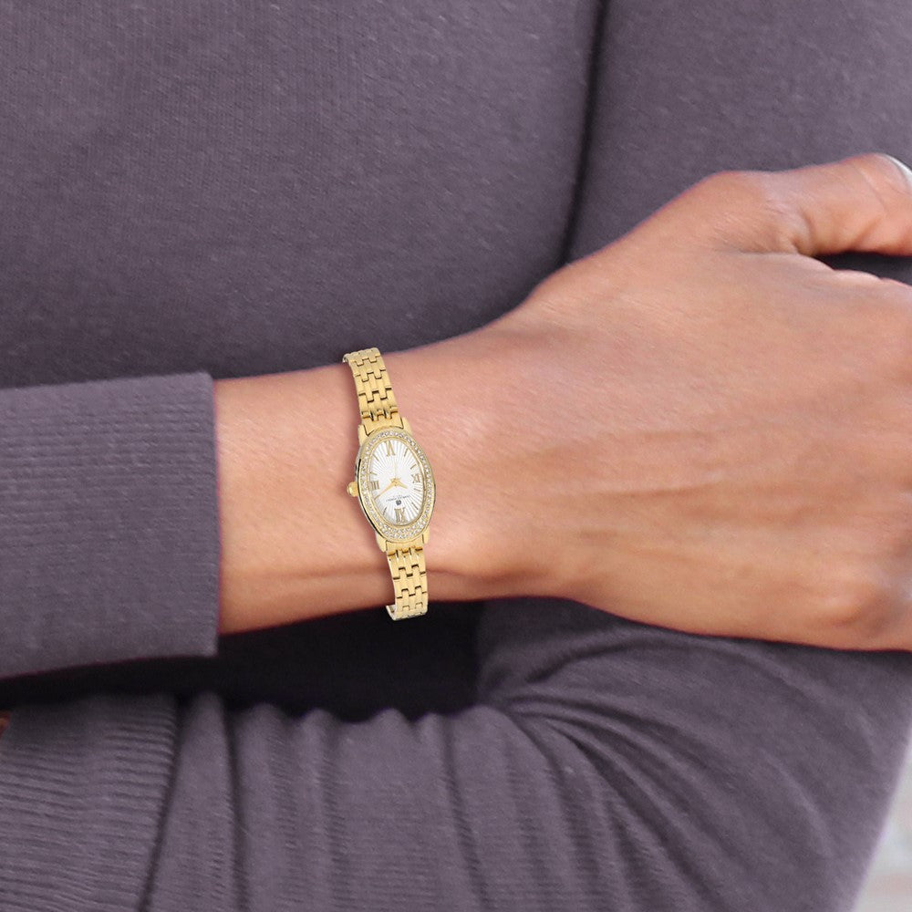 Alternate view of the Charles Hubert Ladies IP-Plated Stainless Steel 21x32mm Watch by The Black Bow Jewelry Co.