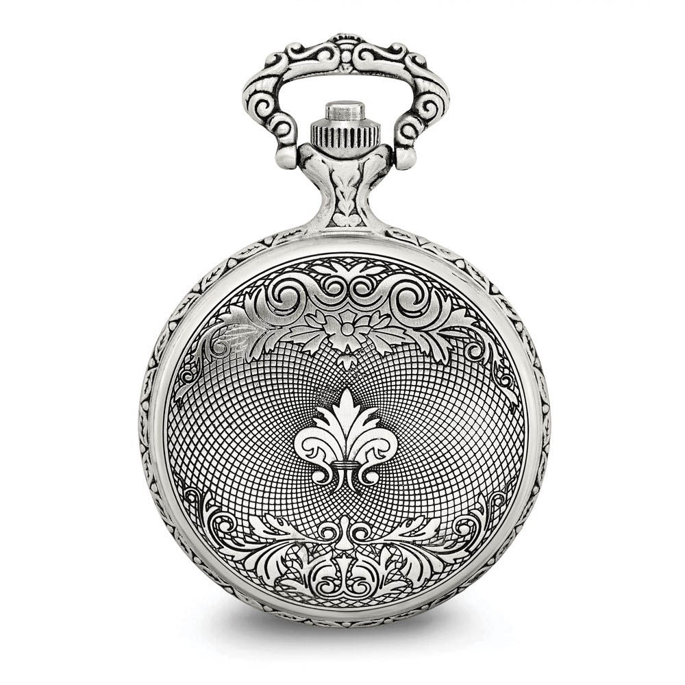 Alternate view of the Charles Hubert Antiqued Finish Horses Pocket Watch by The Black Bow Jewelry Co.