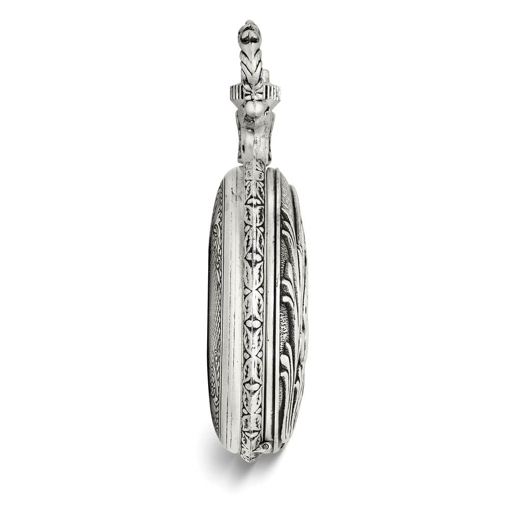 Alternate view of the Charles Hubert Antiqued Finish Horses Pocket Watch by The Black Bow Jewelry Co.