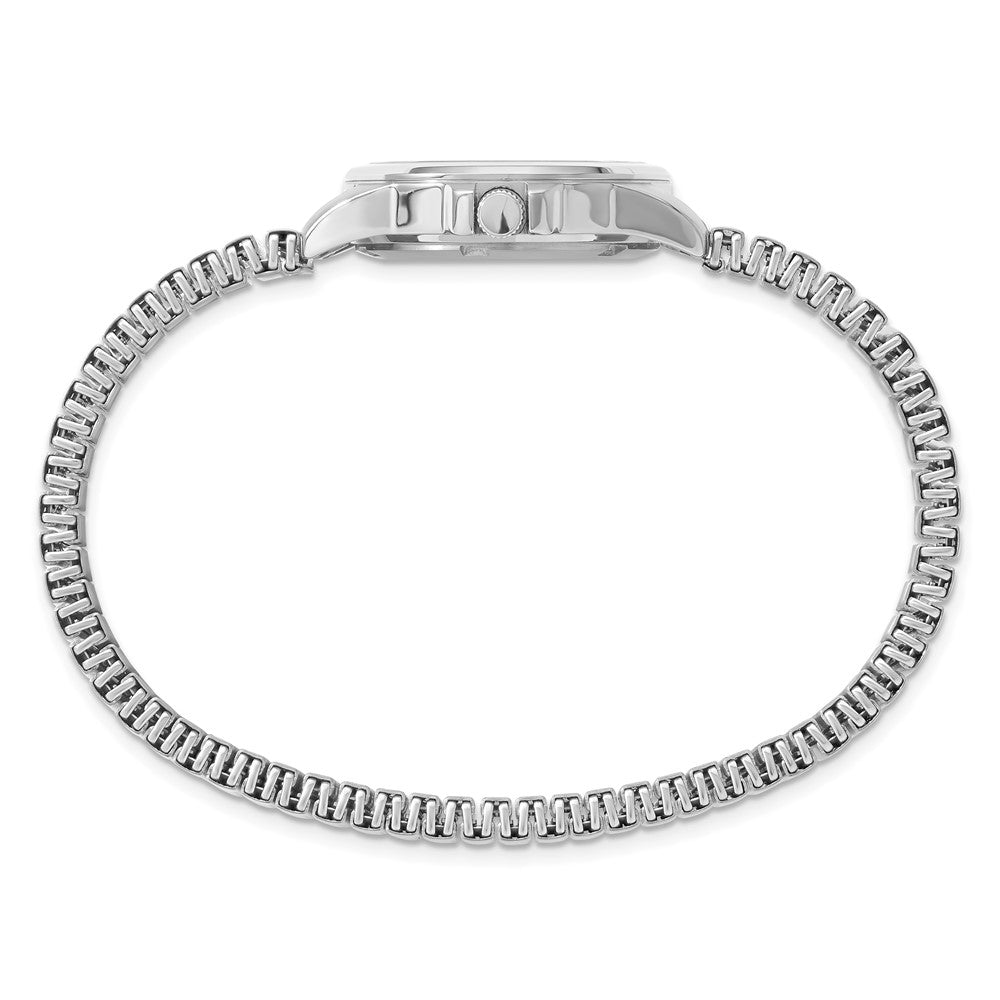 Alternate view of the Charles Hubert Ladies Titanium Black Dial Expansion Band Watch by The Black Bow Jewelry Co.