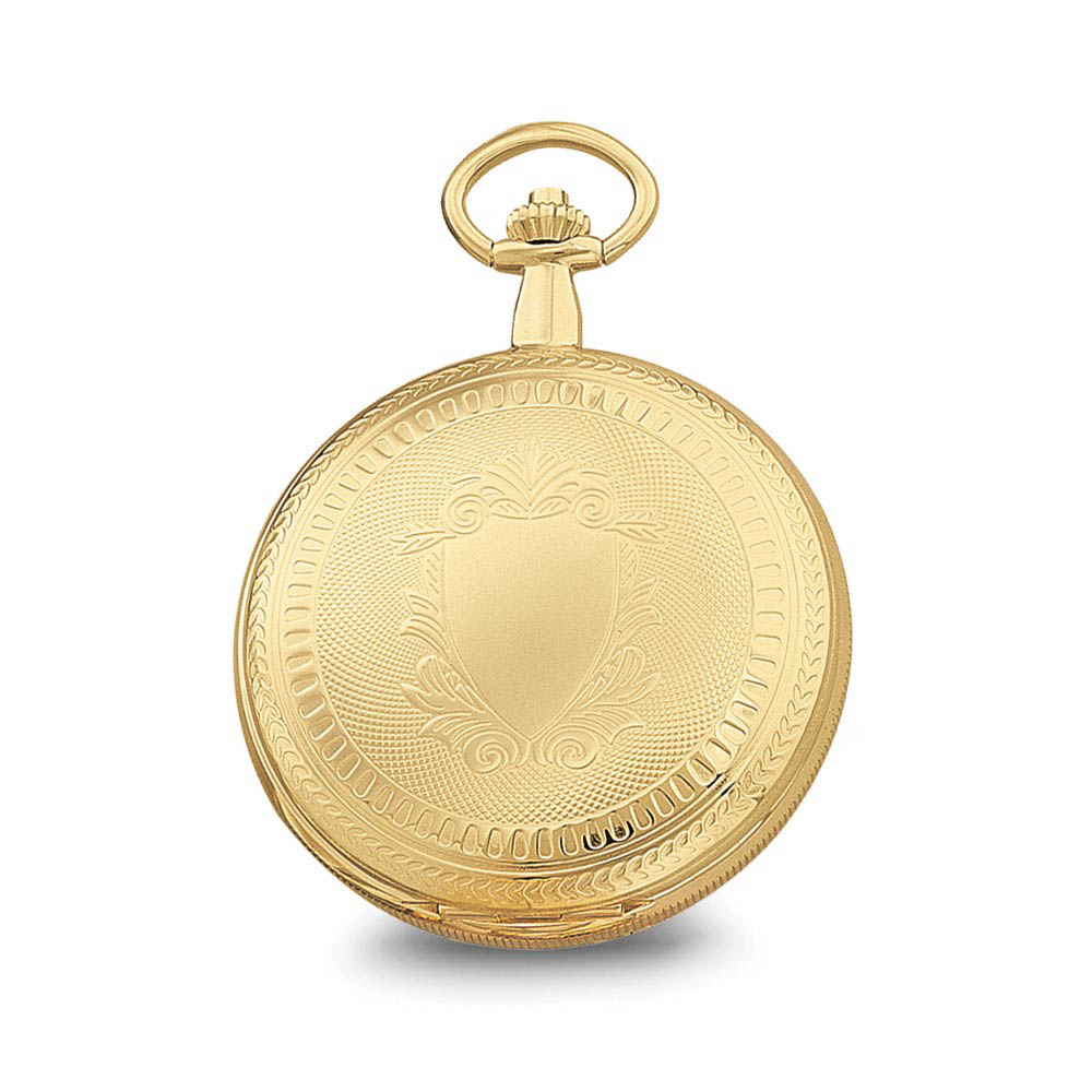 Alternate view of the Charles Hubert Gold Tone Finish White Dial 48mm Pocket Watch by The Black Bow Jewelry Co.