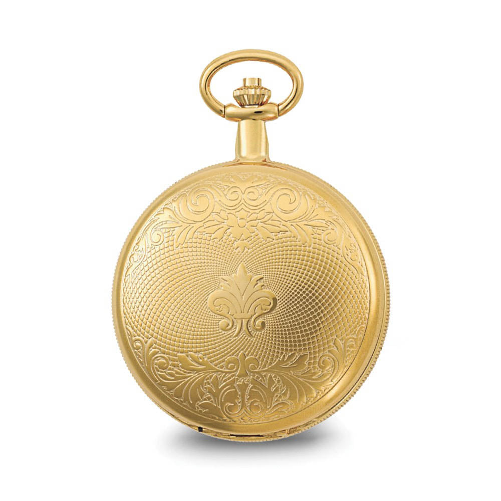 Alternate view of the Charles Hubert Gold Tone Finish White Dial 48mm Pocket Watch by The Black Bow Jewelry Co.
