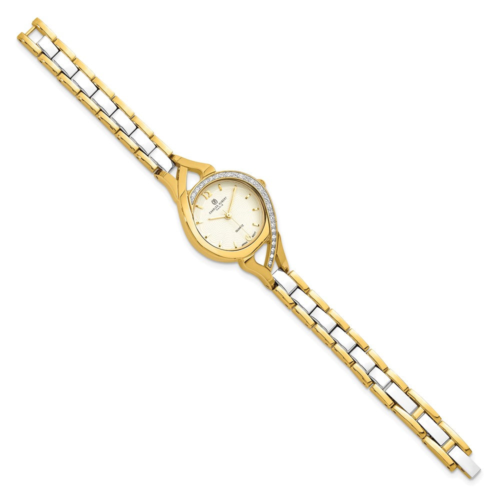 Alternate view of the Charles Hubert Ladies Two-Tone Off-White Dial Watch by The Black Bow Jewelry Co.