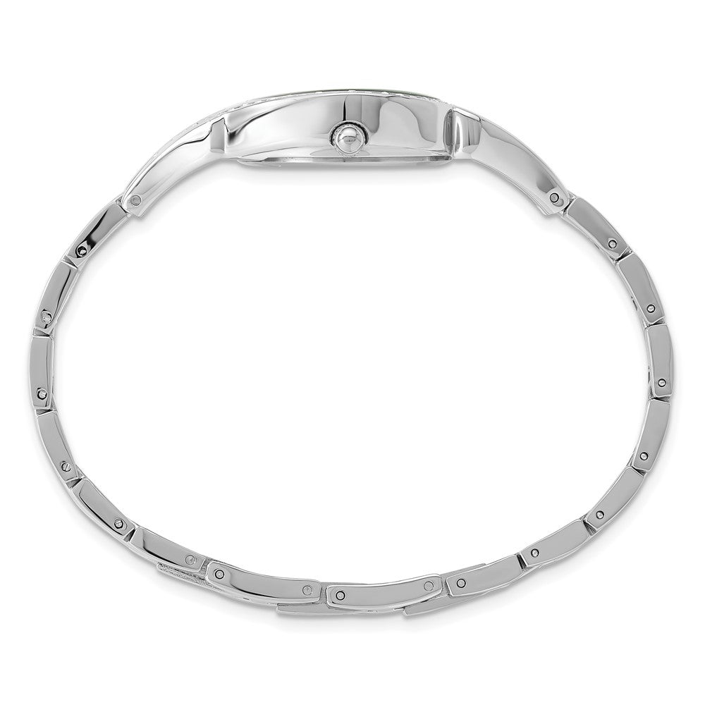 Alternate view of the Charles Hubert Ladies Chrome Finish Black Dial Watch by The Black Bow Jewelry Co.