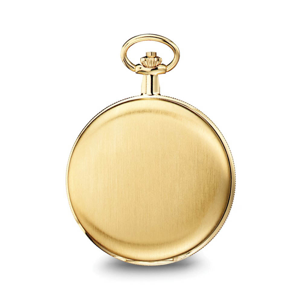 Alternate view of the Charles Hubert Satin IP-plated Stainless White Dial Pocket Watch by The Black Bow Jewelry Co.