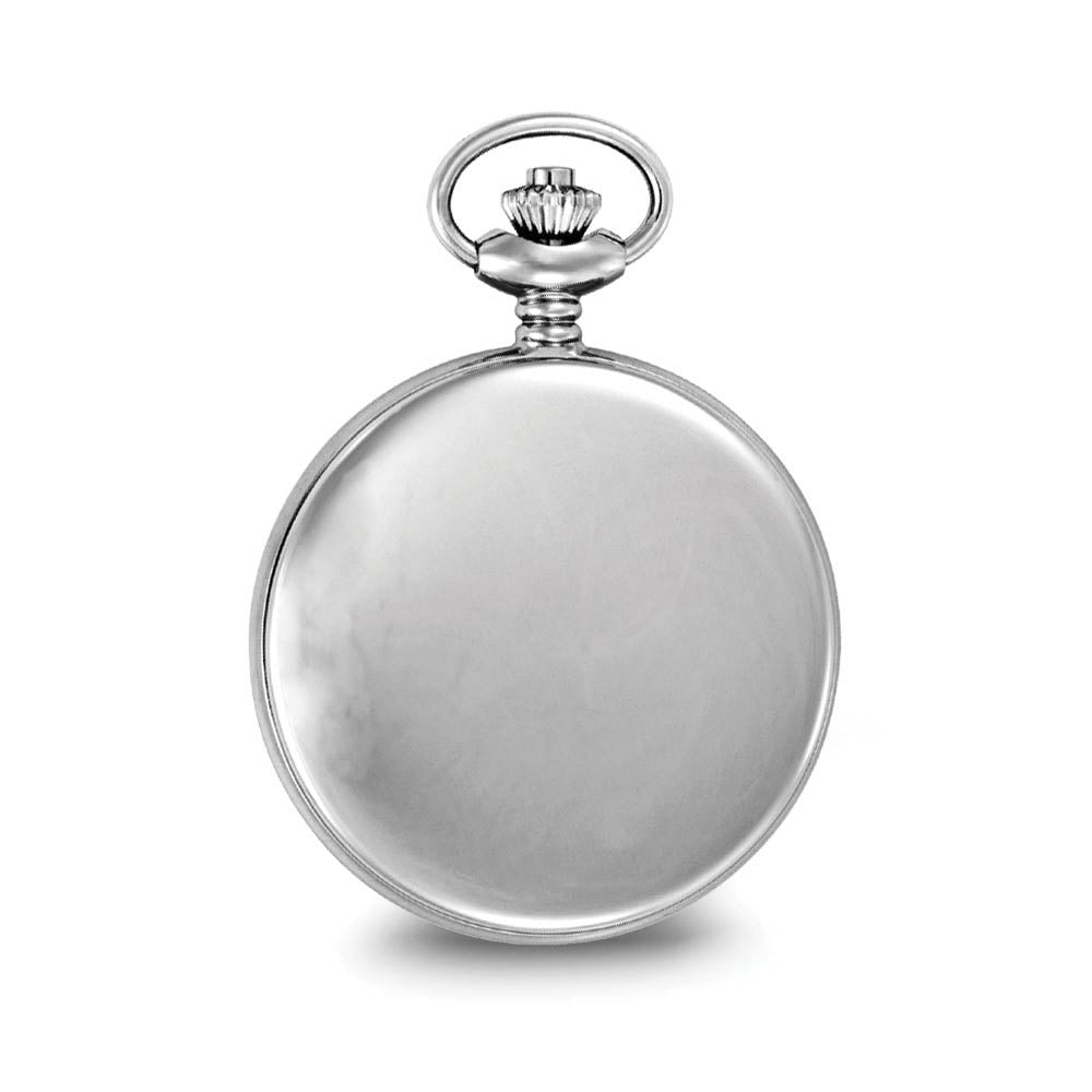 Alternate view of the Charles Hubert 48mm Stainless Steel White Dial with Date Pocket Watch by The Black Bow Jewelry Co.