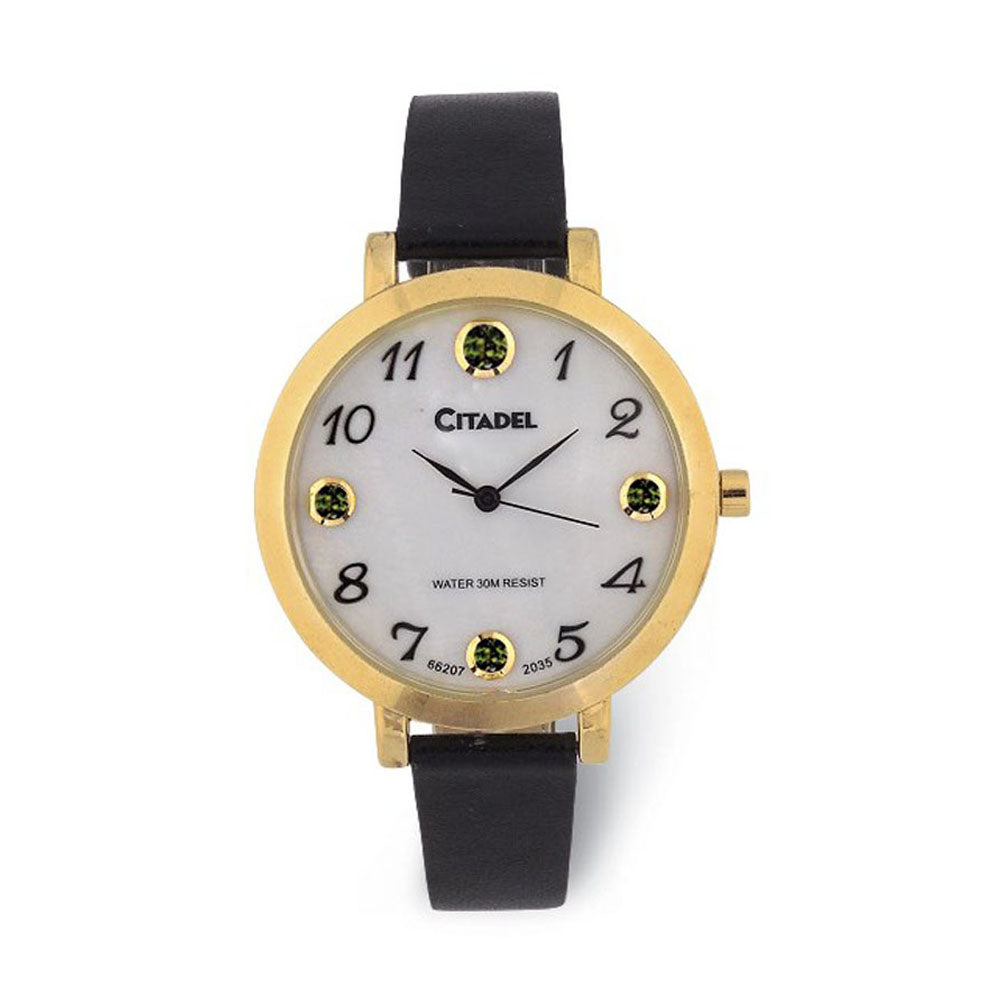 Alternate view of the Citadel Ladies Simulated Birthstone Watch by The Black Bow Jewelry Co.