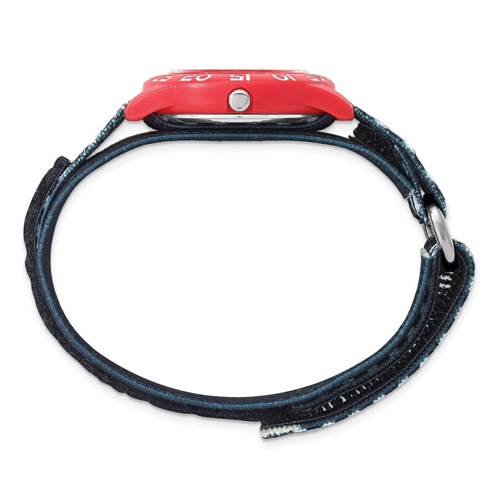 Alternate view of the Disney Boys Lightning McQueen Acrylic Case Velcro Time Teacher Watch by The Black Bow Jewelry Co.