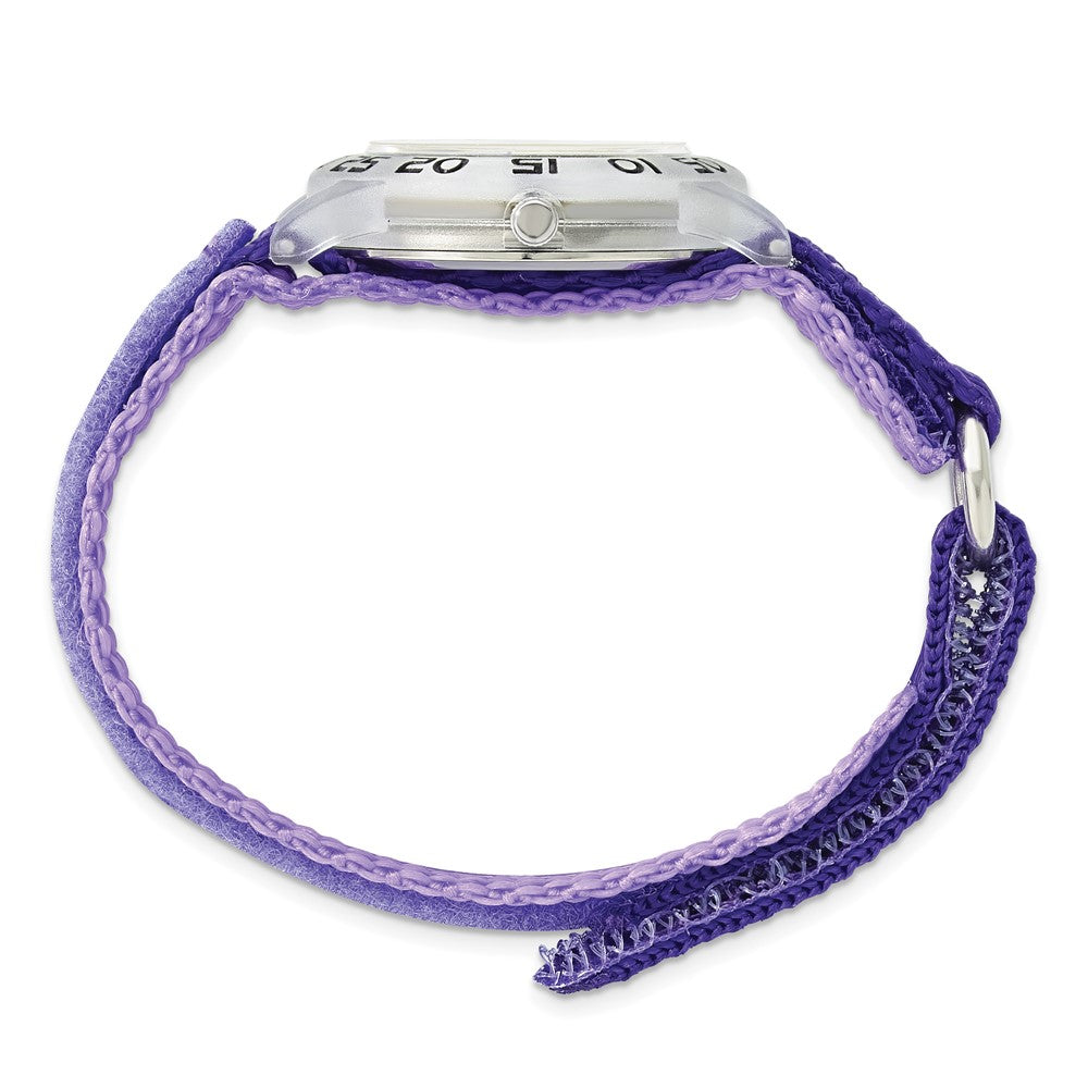 Alternate view of the Disney Girls Princess Ariel Acrylic Purple Nylon Time Teacher Watch by The Black Bow Jewelry Co.