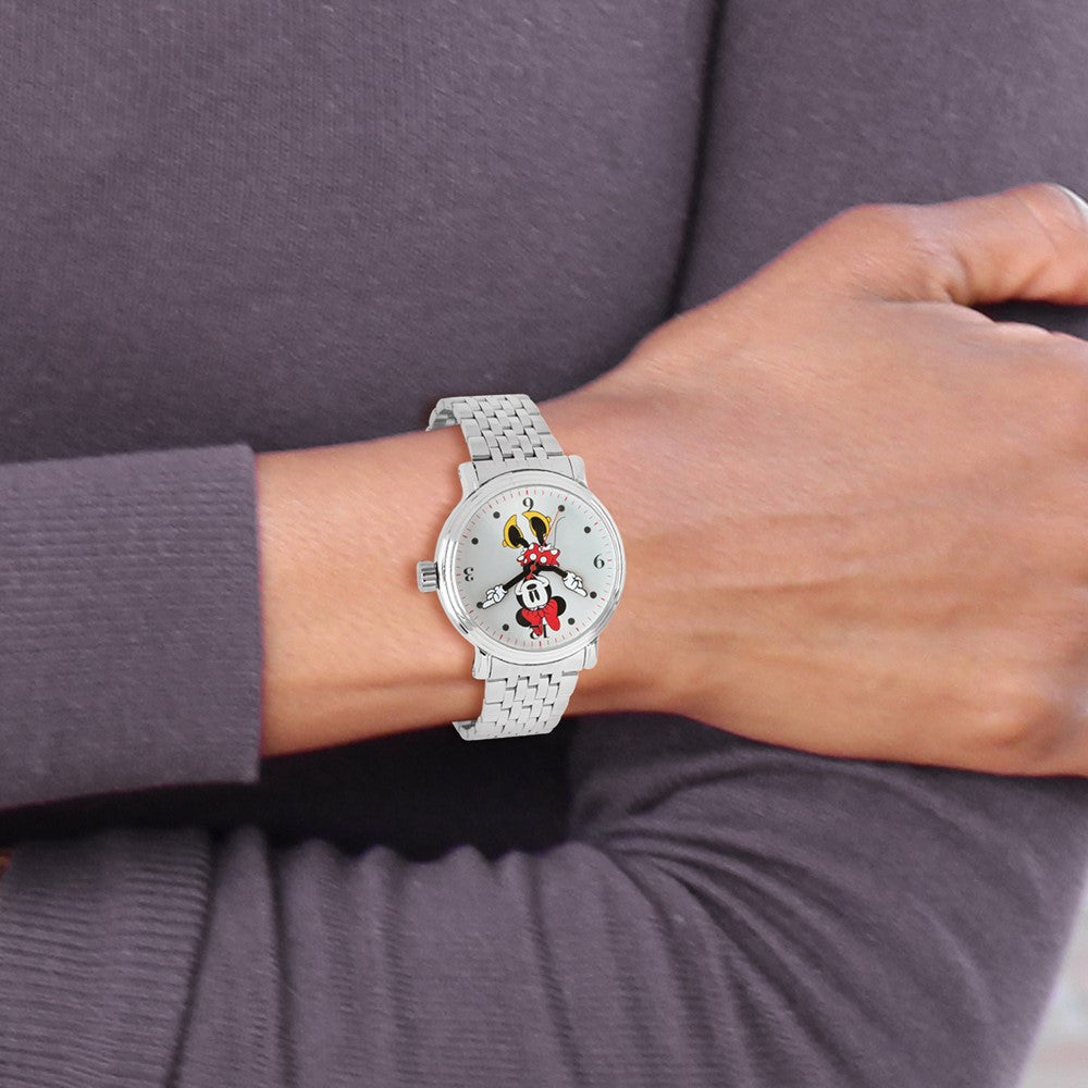 Alternate view of the Disney Ladies Size Minnie Red Dress Watch by The Black Bow Jewelry Co.
