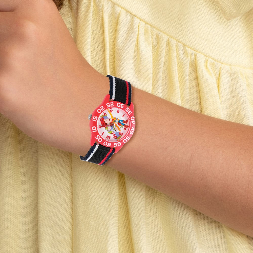 Alternate view of the Disney Boys Toy Story Buzz/Woody Acrylic Red Time Teacher Watch by The Black Bow Jewelry Co.