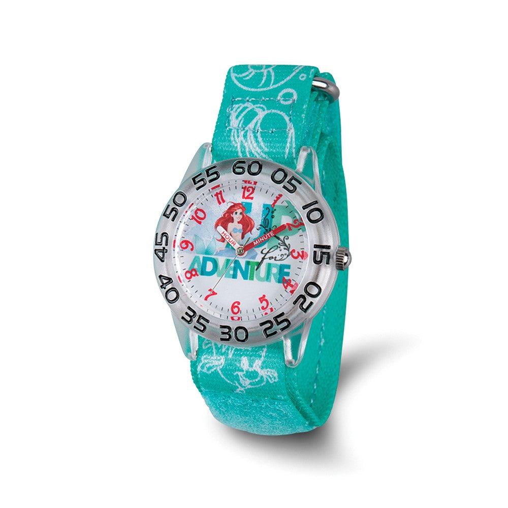 Disney Girls Princess Ariel Time Teacher Watch, Item W9377 by The Black Bow Jewelry Co.