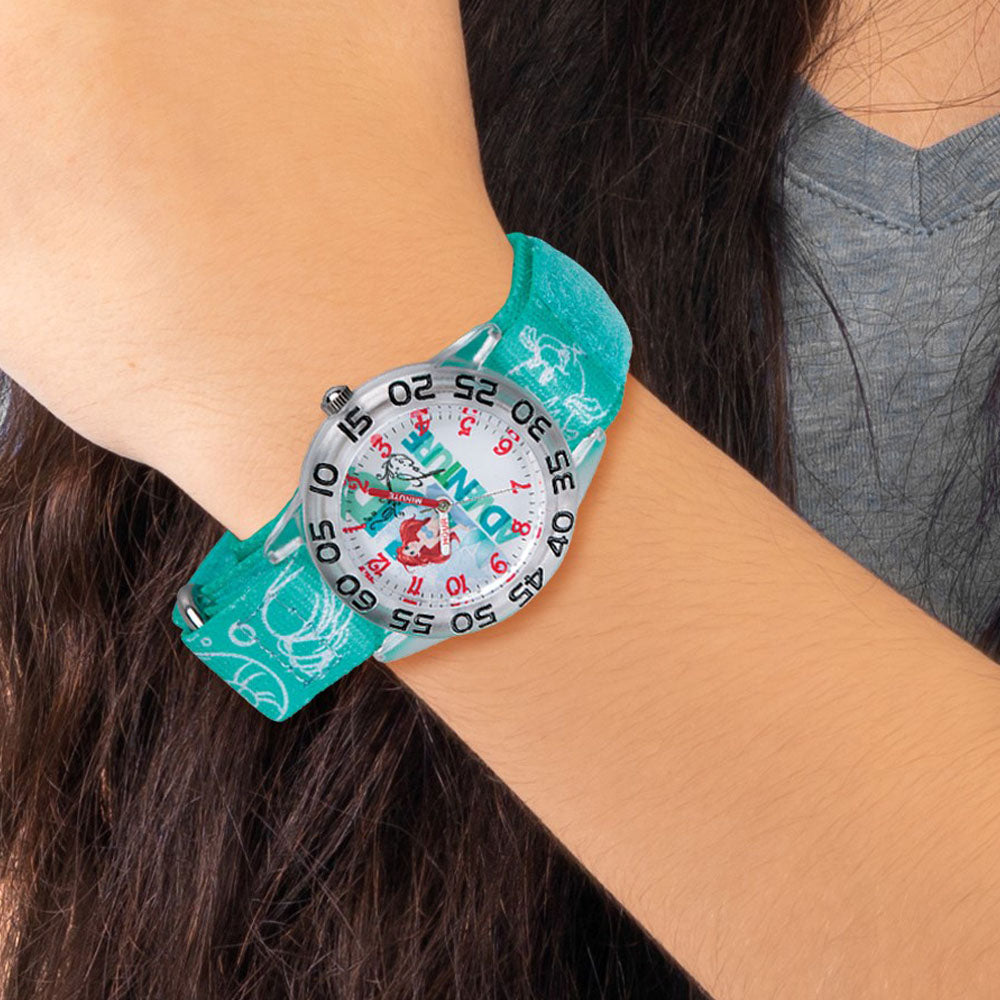 Alternate view of the Disney Girls Princess Ariel Time Teacher Watch by The Black Bow Jewelry Co.