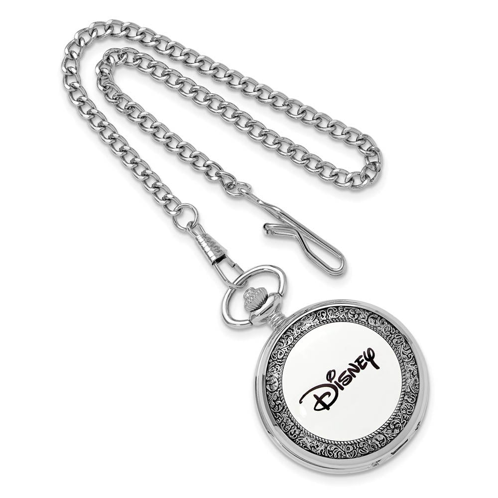 Alternate view of the Disney Mickey Mouse w/Chain Pocket Watch by The Black Bow Jewelry Co.