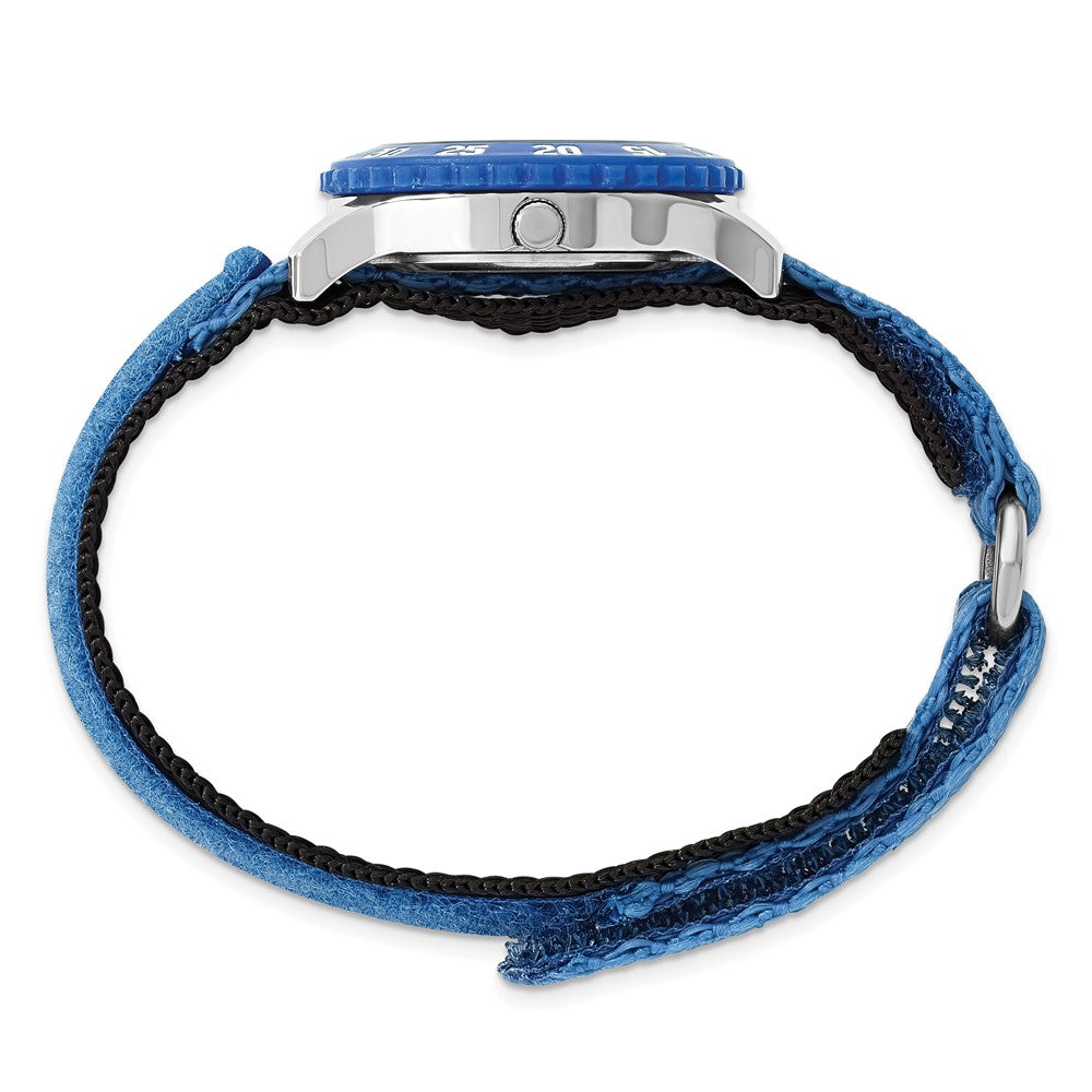 Alternate view of the Disney Boys Mickey Mouse Blue Strap Time Teacher Watch by The Black Bow Jewelry Co.