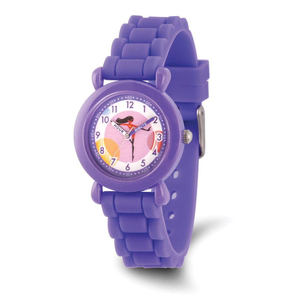Disney Boys Incredibles 2 Daughter Purple Time Teacher Watch, Item W9464 by The Black Bow Jewelry Co.