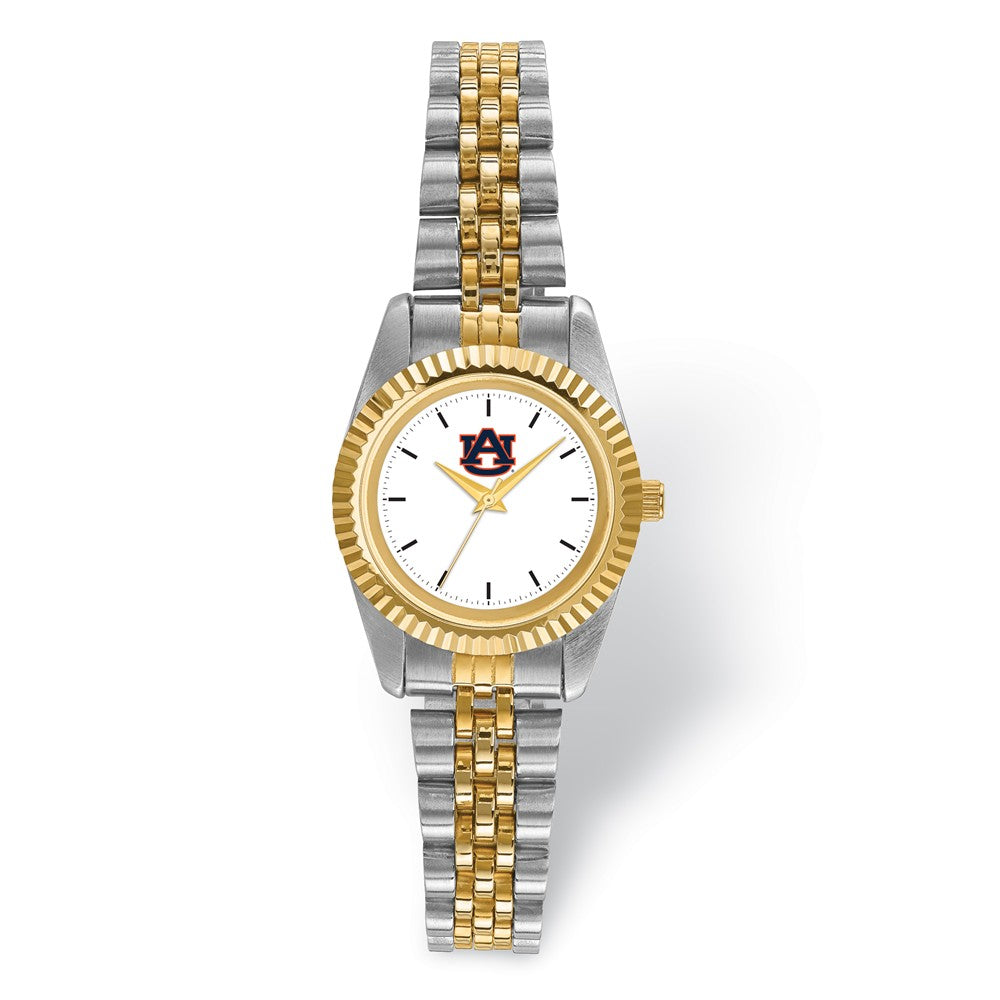 Ladies Auburn University Pro Two-tone Watch, Item W9520 by The Black Bow Jewelry Co.